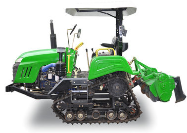 Rice Field Mini Crawler Tractor With Pto , Electronic Starter 2780*1480*2250mm